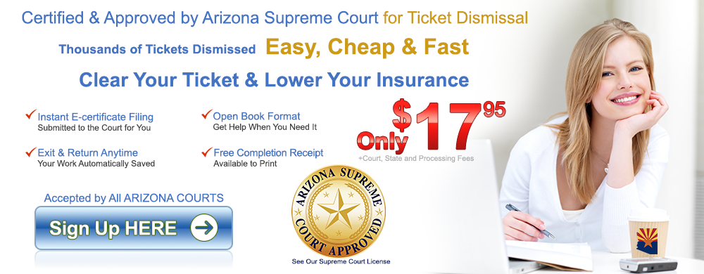 Arizona approved defensive driving online